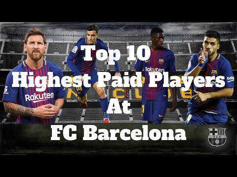 Top 10 Highest Paid Players At FC Barcelona At The Moment (2019)