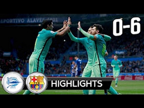 GOLEADA Barcelona Vs D.Alaves 6-0 ! 11/02/2017