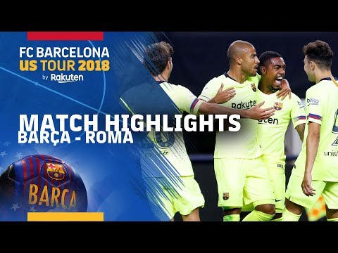BARÇA 2-4 ROMA | ICC 2018 HIGHLIGHTS
