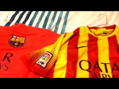 FC BARCELONA – All 4 Official 2014/2015 Kits (Jerseys and shorts)