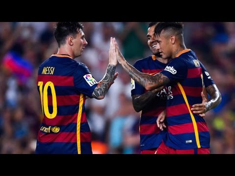 FC Barcelona vs AS Roma 3-0 All Goals & Highlights resumen completo 06/08/2015