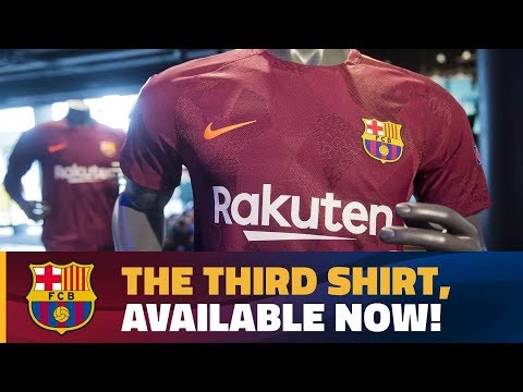 Nike presents dark maroon FC Barcelona third strip for 2017/18 season