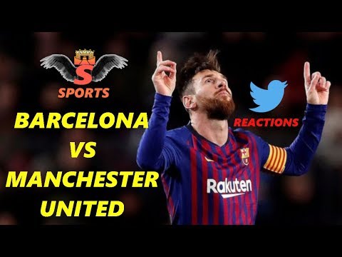 Barcelona vs Manchester United (3-0) Twitter Reactions