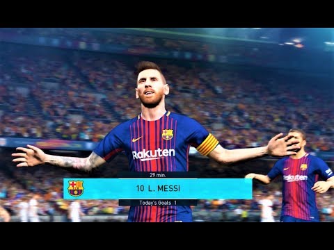 Barcelona vs Alaves | All Goals & Full Match 2018 | PES 2018 Gameplay HD