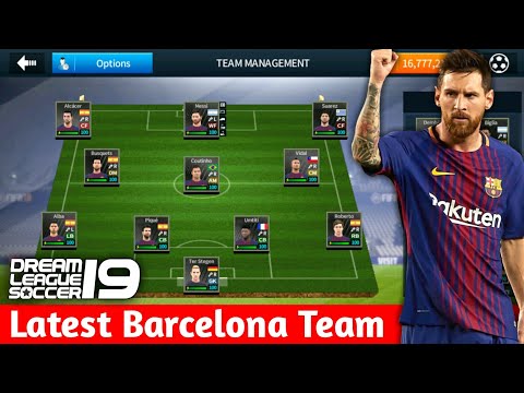 Create Fc Barcelona Team ★ Kits Logo & Players ★ Dream League Soccer 2018