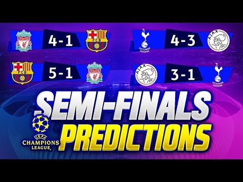 UCL 2018/19 SEMI FINALS PREDICTIONS | ?UEFA CHAMPIONS LEAGUE 2018/19? BARCA vs LIVERPOOL 3-0 GOALS