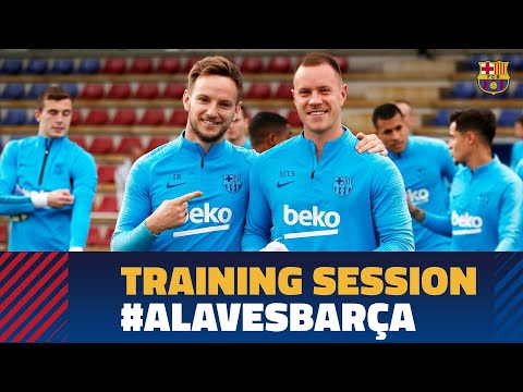 Final training session before the visit to Alavés
