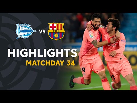 Highlights Deportivo Alavés vs FC Barcelona (0-2)