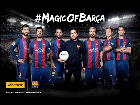 Dynamo creates magic with FC Barcelona players