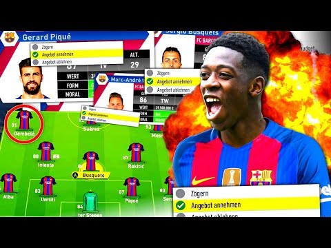 FIFA 17 : JEDEN TRANSFER mit NEUEM FC BARCELONA AKZEPTIEREN !!! ??? Barcelona Karriere Challenge