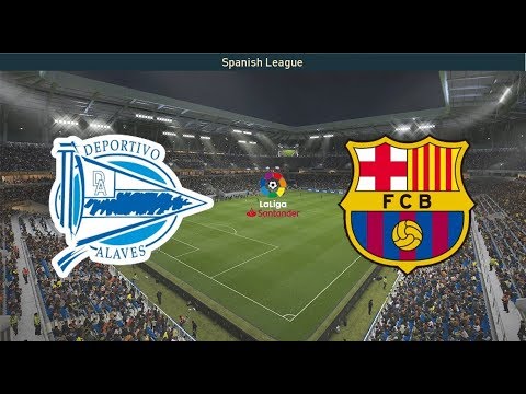 Deportivo Alaves vs Barcelona 24/04/2019 LaLiga Predictions | Pes 2019