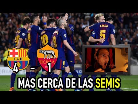 CON UN PIE EN SEMIS | BARCELONA 4-1 ROMA | REACCIÓN CANAL BLAUGRANA