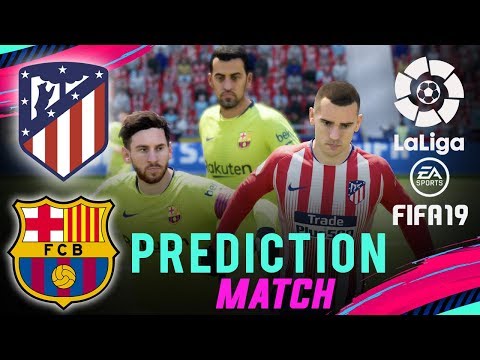 ATLÉTICO MADRID vs BARCELONA | FIFA 19 La Liga Predict Matchday 13 | Broadcast Camera – 1080HD