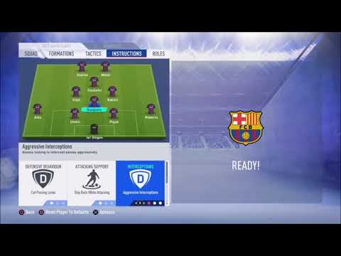 FIFA 19 FC Barcelona review – Best formation, Best tactics and instructions