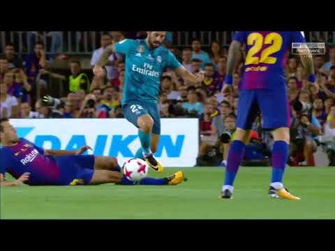 Spanish Super Cup 1st leg Barcelona vs Real Madrid  2017   HD   Full Match   English Commentary