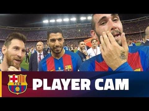 [PLAYER CAM] See the Copa del Rey celebrations from Aleix Vidal's point of view
