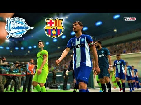 Deportivo Alaves vs Barcelona | Full Match & All Goals 2019 | PES 2019 Gameplay HD