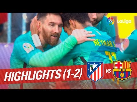 Resumen de Atlético de Madrid vs FC Barcelona (1-2)