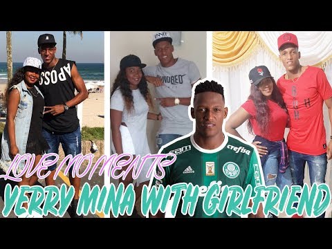 Yerry Mina con su novia caliente Panita | Barcelona v Roma highlights