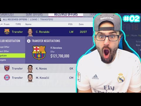 WTF BARCELONA OFFER $130,000,000 for CRISTIANO RONALDO! – FIFA 18 Career Mode #02