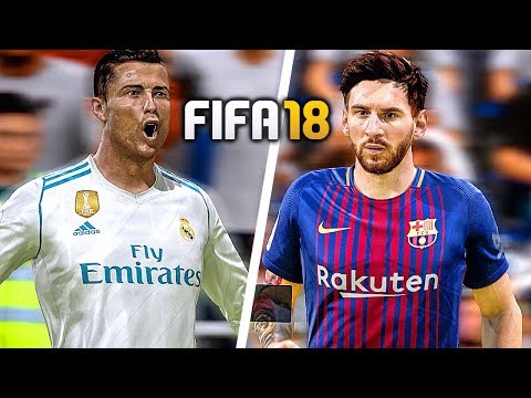 FIFA 18 Gameplay BARCELONA vs REAL MADRID [1080p HD 60FPS] EL CLASICO WORLD CLASS MODE