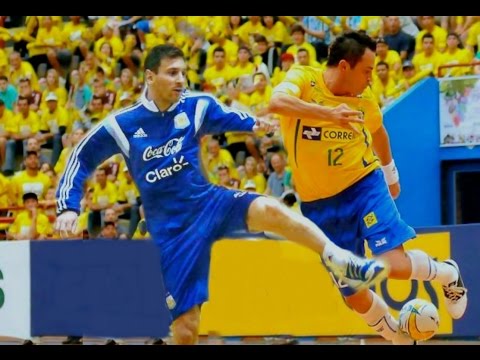 Lionel Messi ?? Vs Falcão ?? "The 'Garrincha of Futsal "- Full HD