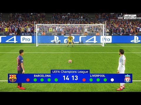PES 2019 | Barcelona vs Liverpool | Penalty Shootout | UEFA Champions League (UCL) | Gameplay PC