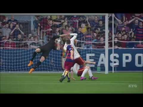 FIFA 16 – UEFA Champions League – FC Barcelona vs AS Roma Gameplay (HD) [1080p60FPS]