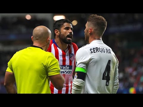 El Derbi – Real Madrid vs. Atletico Madrid (Best fights & Fouls )