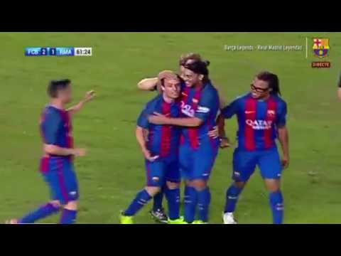 Barcelona Legends Vs Real Madrid Legends 3-2 All Goals & Highlights 28/04/2017