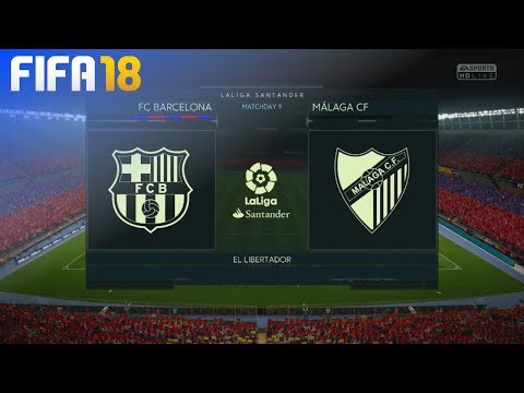 FIFA 18 – FC Barcelona vs. Málaga CF @ El Libertador