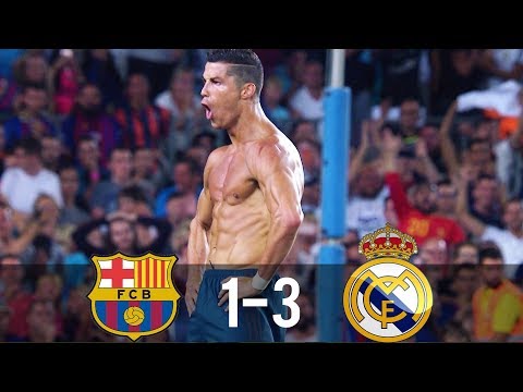 Barcelona vs Real Madrid 1-3 – All Goals & Extended Highlights – SSC 13/08/2017 HD