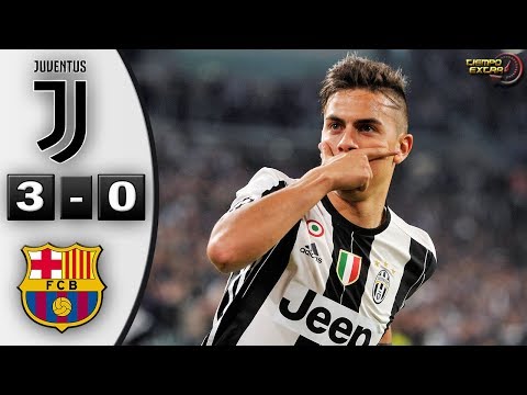 Juventus vs Barcelona 3-0 UCL 16/17 Resumen Highlights 11/04/2017