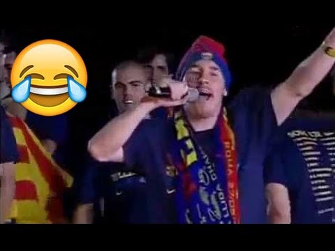 FC Barcelona Funny Moments · Part I · Periscope, Drunk Messi, Shakira & More · Funniest Moments