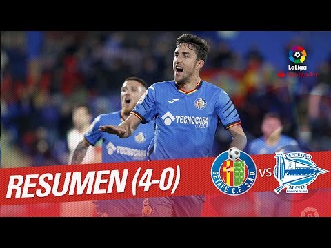 Resumen de Getafe CF vs Deportivo Alavés (4-0)