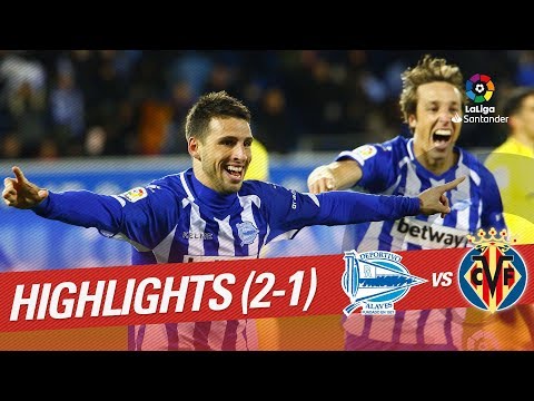 Resumen de Deportivo Alavés vs Villarreal CF (2-1)