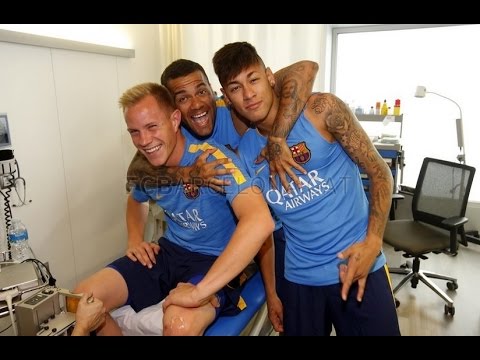 Messi, Neymar, Mascherano, Alves and Ter Stegen medical tests