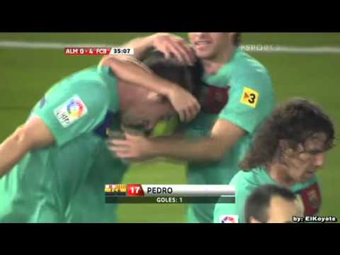UD Almería 0-8 FC Barcelona (20.11.2010) All Goals & Highlights