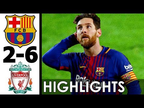 FC Barcelona vs Liverpool 2-6 All Goals and Highlights w/ English Commentary (2007+2016) HD 720p