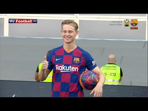 ? LIVE: Frenkie De Jong's FC Barcelona presentation! New Barcelona Player at Camp Nou HD