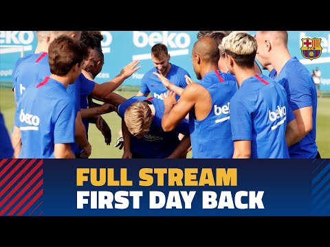 Barça's first preseason training session for 2019/20