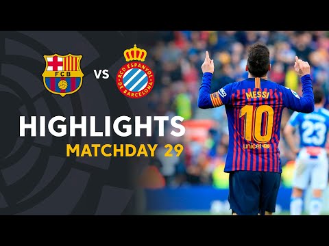 Highlights FC Barcelona vs RCD Espanyol (2-0)