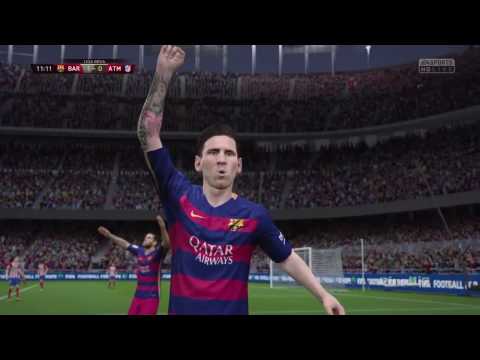 FIFA 16 Predicts: FC Barcelona vs Atletico Madrid || Legendary Difficulty by Pirelli7