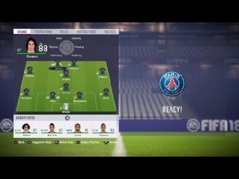 FIFA 18 PSG review – Best formation, Best tactics and instructions