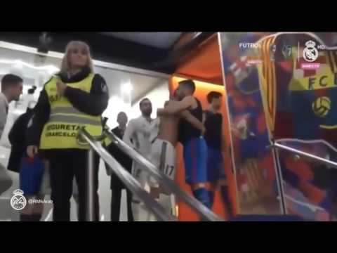 Sergio Ramos Motivate FC Barcelona Players after El Classico ~ FC Barcelona vs Real Madrid 1:1