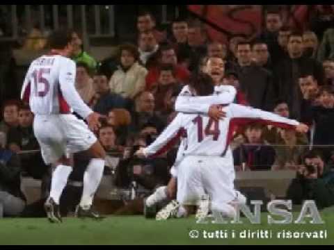 Barcelona 1-1 AS Roma – Goals and Match Highlights 2001/2002
