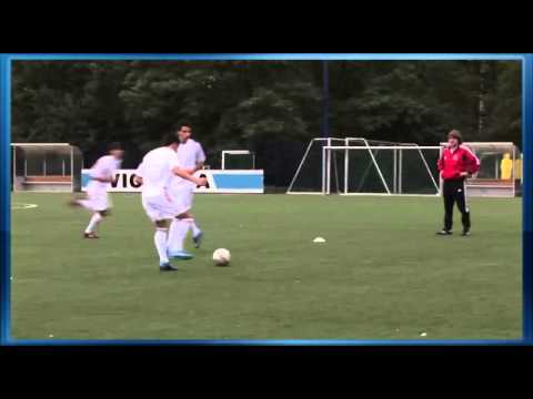 Soccer Training – Soccer Drill – Crossing and Overlapping in the Diamond