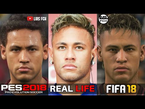 FIFA 18 vs PES 2018 | FACES COMPARISON | PARÍS SAINT-GERMAIN FC [ PSG ] | LuisFCH