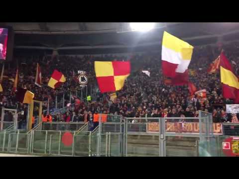 AS Roma- FC Barcelona 3:0 , Stadio Olimpico, fans highlights /10-04-2018/