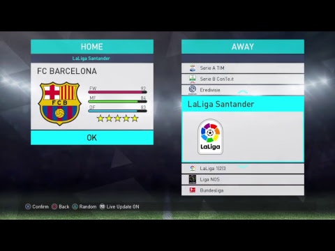 PES 2018 – Barcelona – Best Formation & Tactics